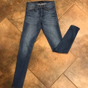 High waisted flying monkey jeans